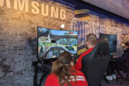 Samsung Odyssey Experience sim racing
